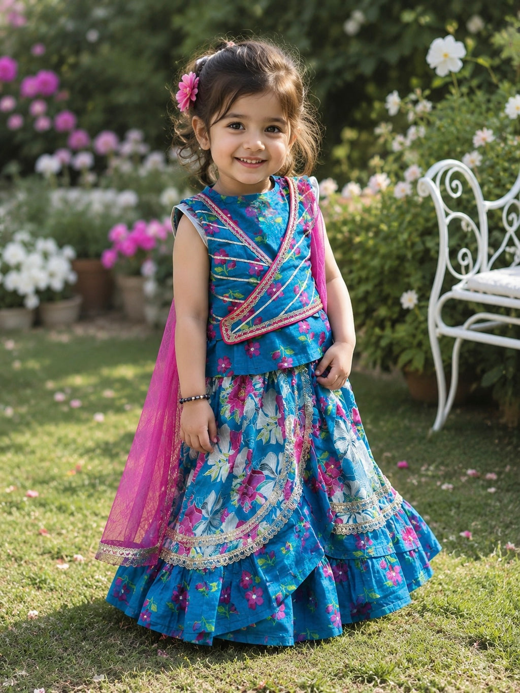Meher Blue Lehenga