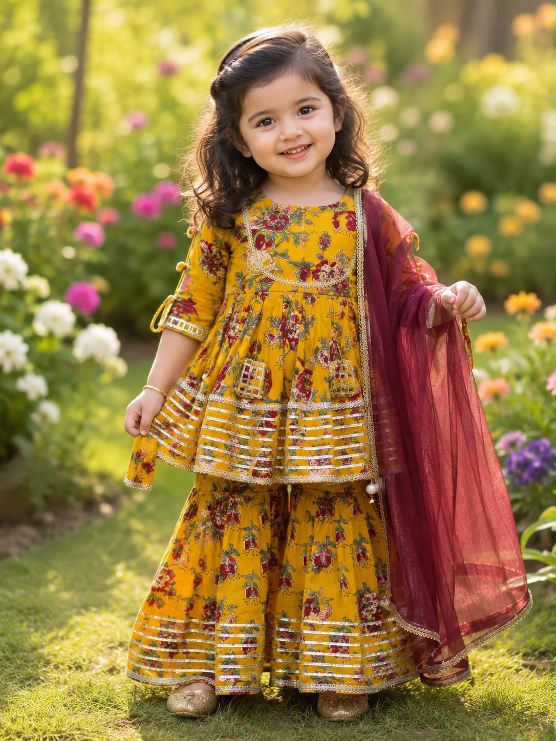 Gulmohar Sharara Set