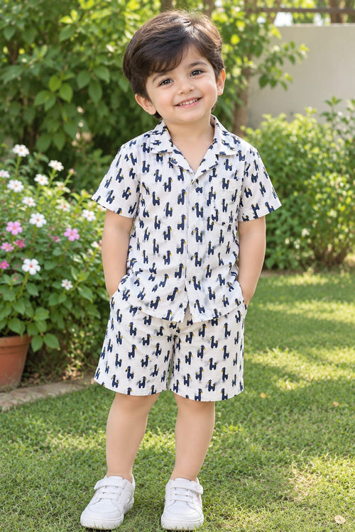 Blue Giraffe Cord Set