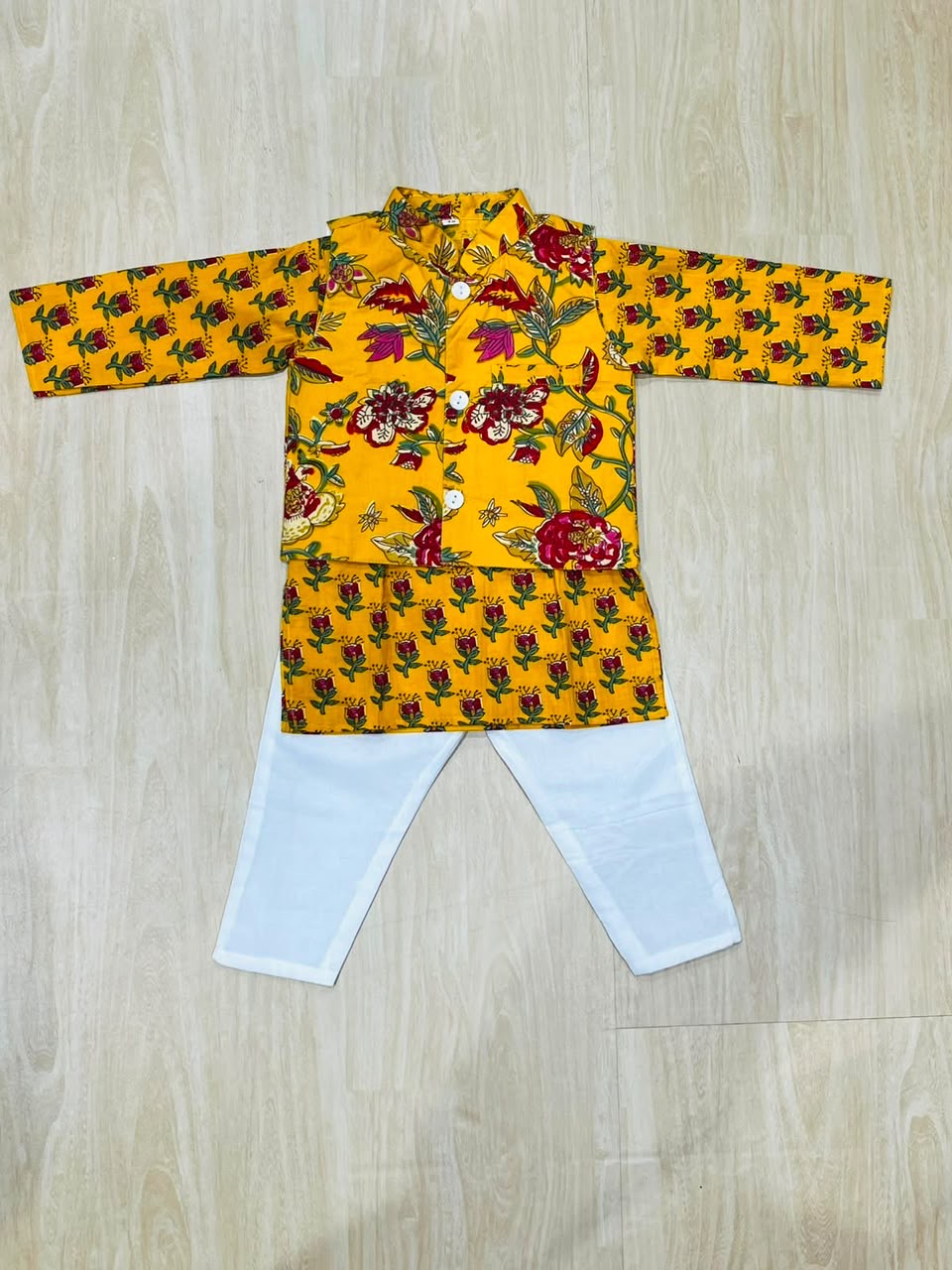 Gulmohar Jacket Kurta set