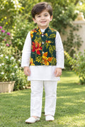 Royal Garden Jacket Kurta Set