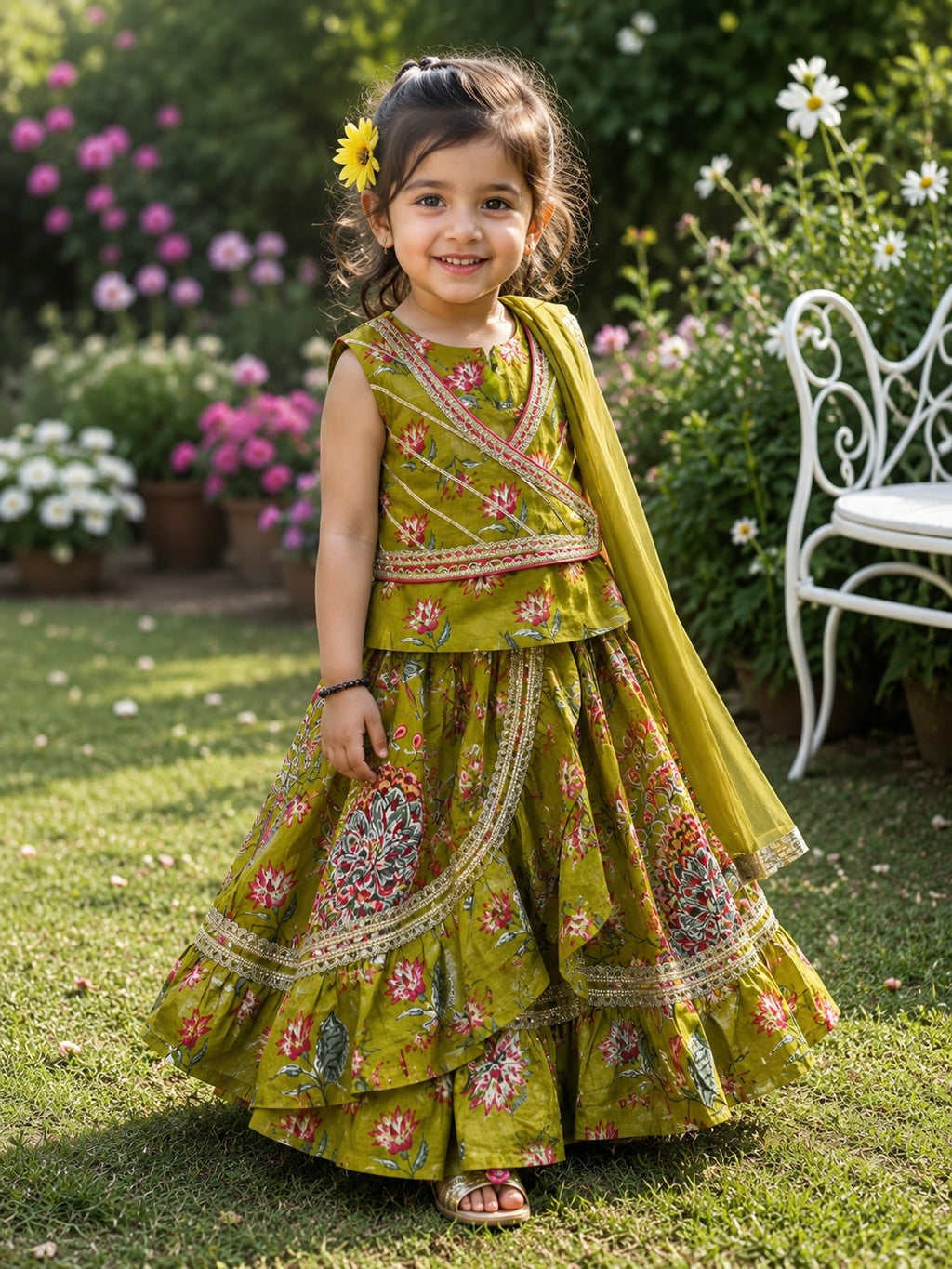 Meher Green Lehenga
