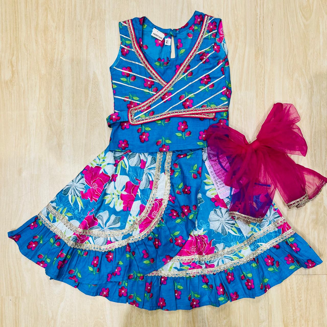 A Meher Blue Lehnga
