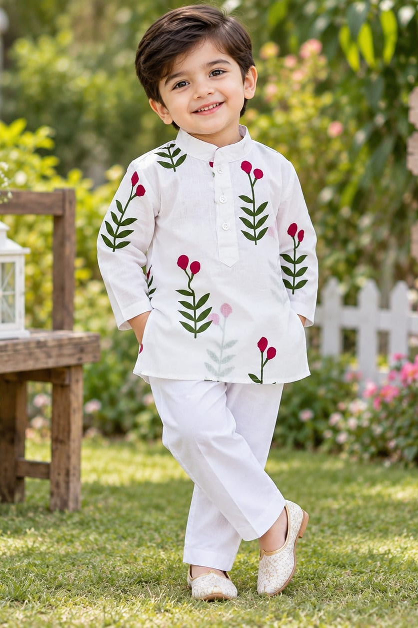 Phoolwari Kurta Set