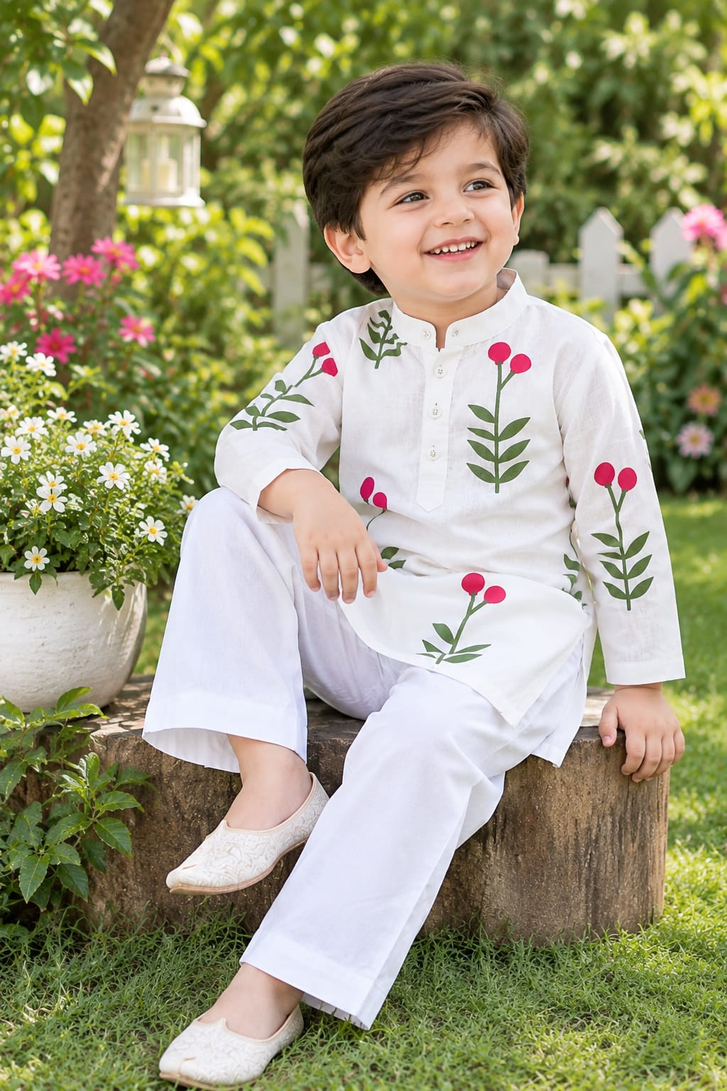 Phoolwari Kurta Set