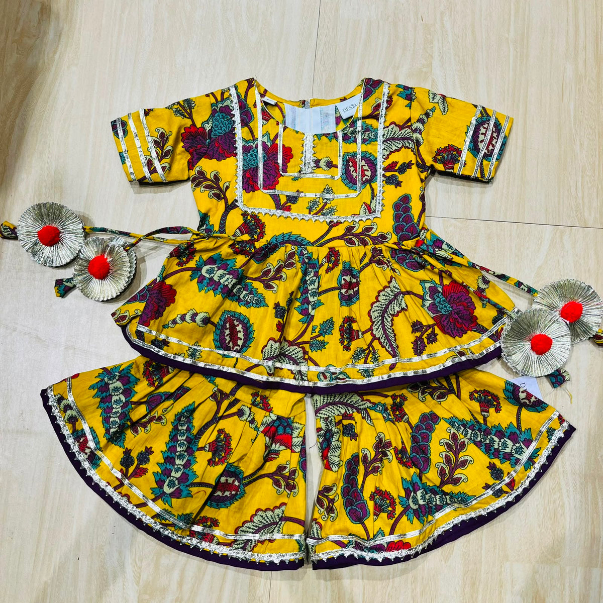 Gulbahaar Yellow Sharara