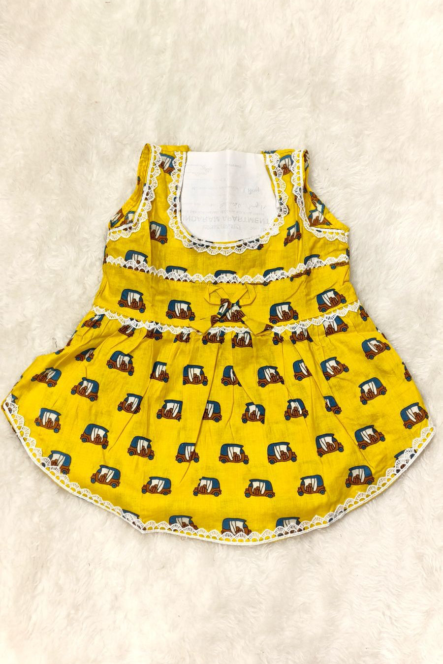 Yellow Tuk Tuk Frock