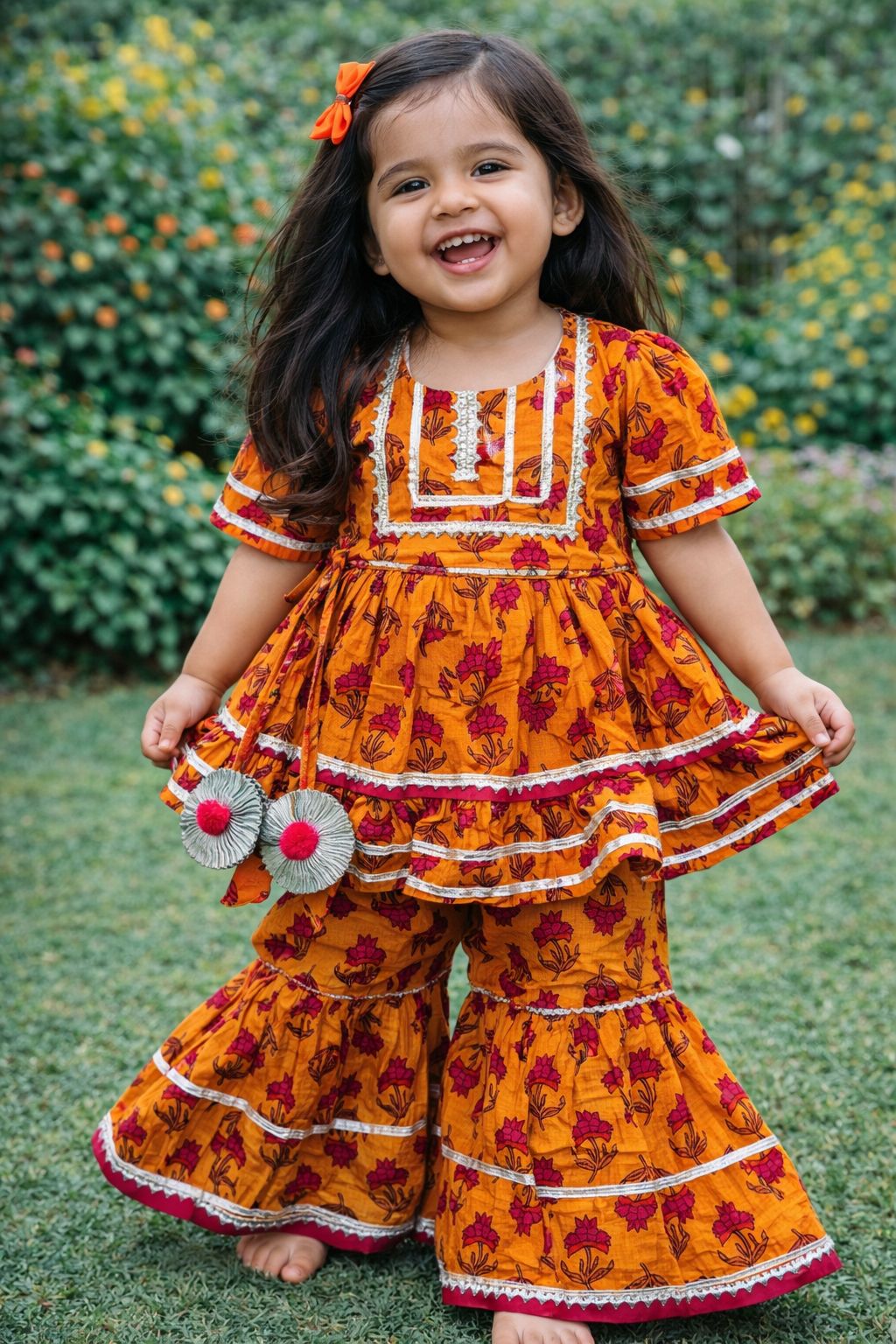 Marigold Sharara Set