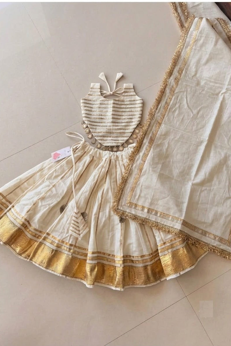 Falguni White Lehenga