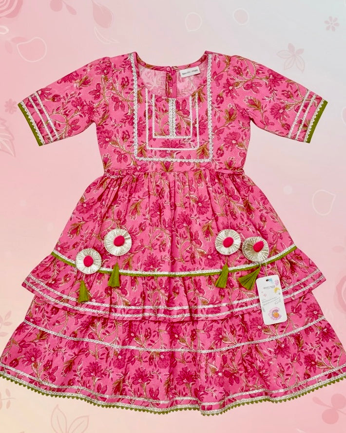 Baby Pink Sharara Set